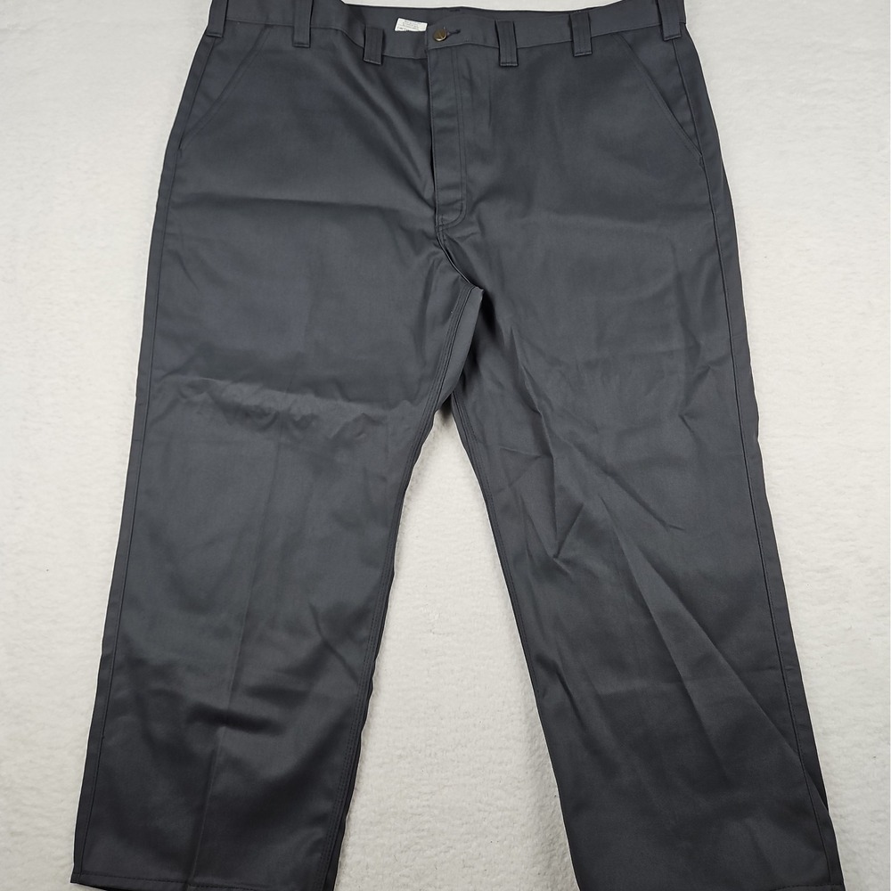 NWT Carhartt Pants Men 48x30 Gray Work Uniform Relaxed Fit Straight Leg B290 DKG